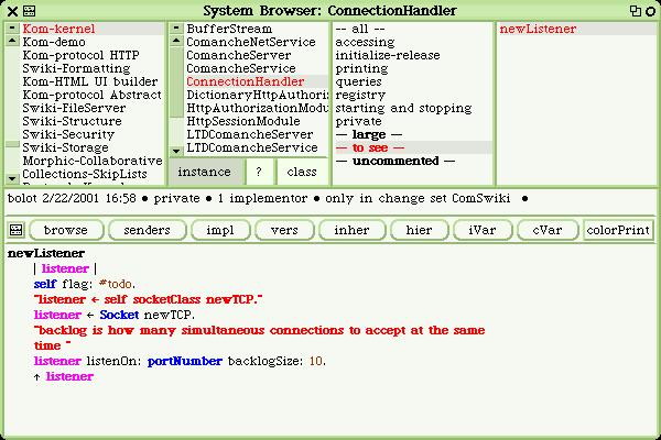 Uploaded Image: System Browser# ConnectionHandler.jpeg